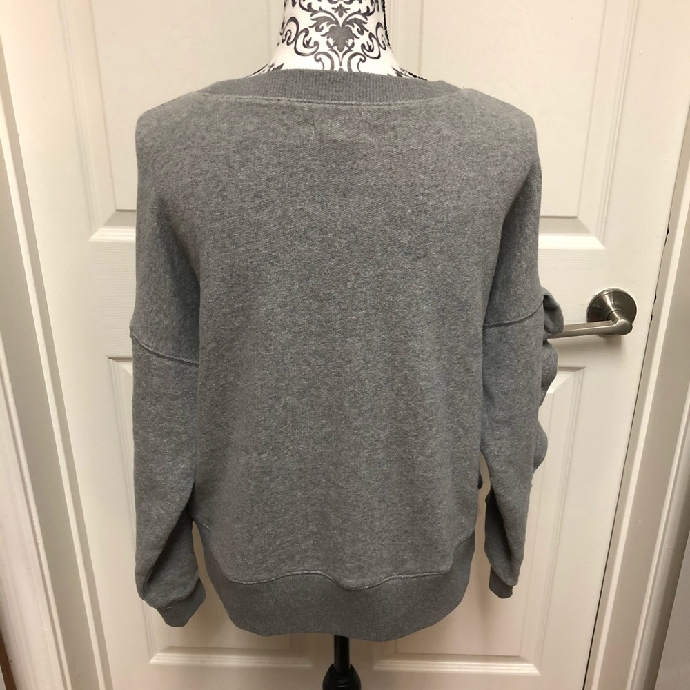 NEW Miles by Madewell Ruffle Sweatshirt Crewneck - Picture 5 of 7